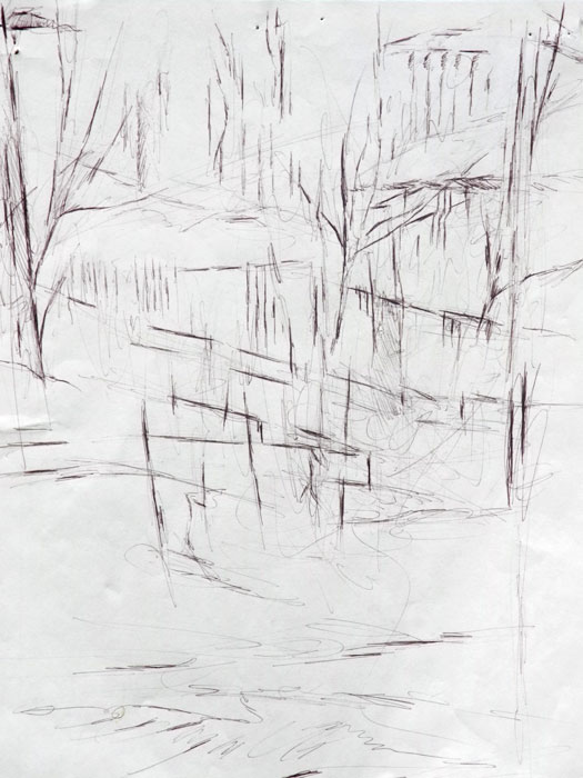 'Brooklyn Views'.......Ballpoint pen on paper