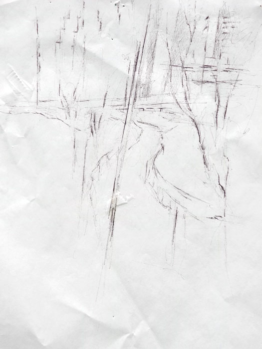 'Brooklyn Views'.......Ballpoint pen on paper