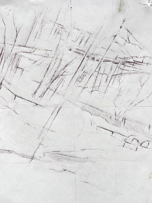 'Brooklyn Views'.......Ballpoint pen on paper
